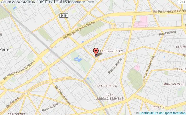 plan association Association Fraternite Unis Paris