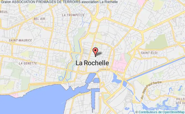 plan association Association Fromages De Terroirs La Rochelle
