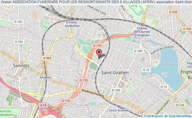 plan association Association FunÉraire Pour Les Ressortissants Des 5 Villages (afr5v) Saint-Gratien