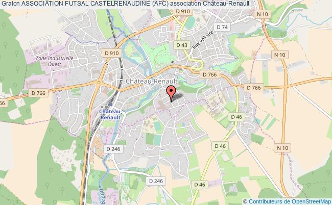 plan association Association Futsal Castelrenaudine (afc) Château-Renault