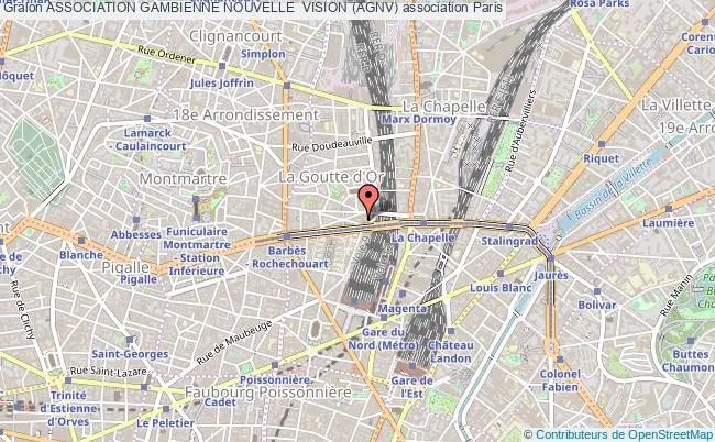 plan association Association Gambienne Nouvelle  Vision (agnv) Paris