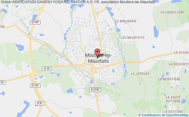 plan association Association Ganesh Yoga Relaxation A.g.y.r. Moutiers-les-Mauxfaits