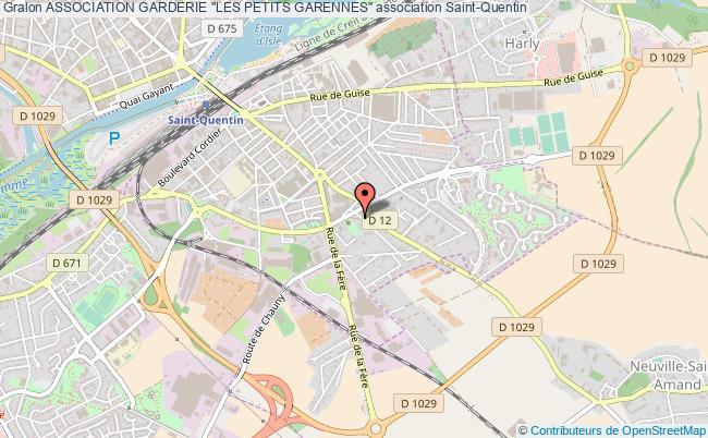 plan association Association Garderie "les Petits Garennes" Saint-Quentin