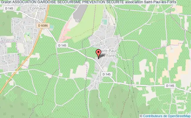 plan association Association Gardoise Secourisme Prevention Securite Saint-Paul-les-Fonts