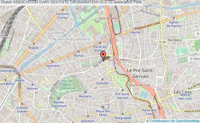 plan association Association Gary Dentiste Organisation (g.d.o) Paris