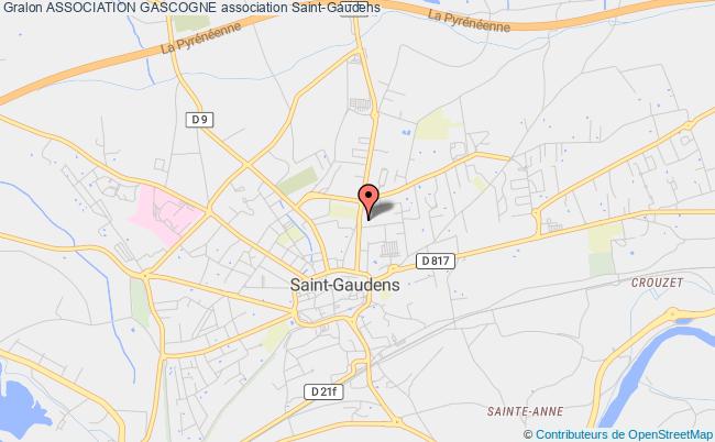 plan association Association Gascogne Saint-Gaudens