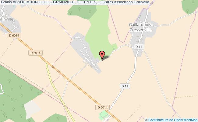 plan association Association G.d.l. - Grainville, Detentes, Loisirs Grainville