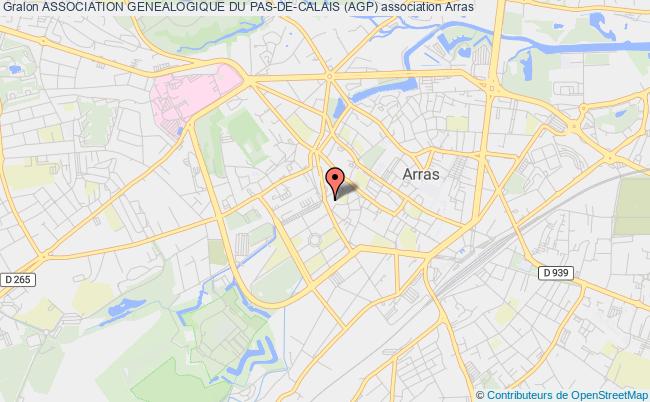 plan association Association Genealogique Du Pas-de-calais (agp) Arras