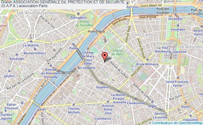 plan association Association Generale De Protection Et De Securite 
(g.a.p.s.) Paris
