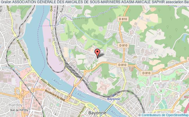 plan association Association GÉnÉrale Des Amicales De Sous-mariniers Agasm-amicale Saphir Bayonne