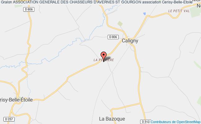plan association Association Generale Des Chasseurs D'avernes St Gourgon Cerisy-Belle-Étoile