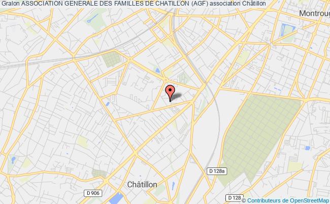 plan association Association Generale Des Familles De Chatillon (agf) Châtillon