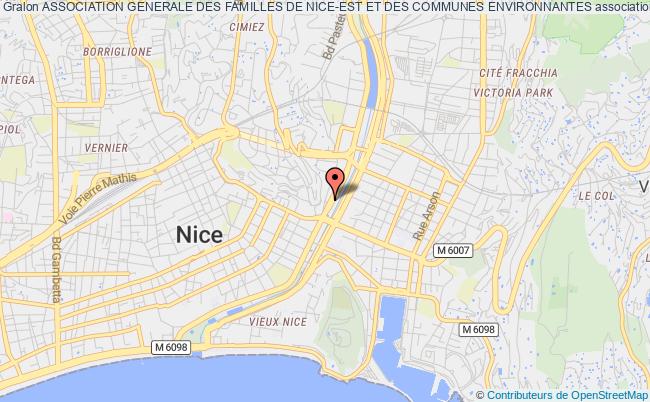 plan association Association Generale Des Familles De Nice-est Et Des Communes Environnantes Nice