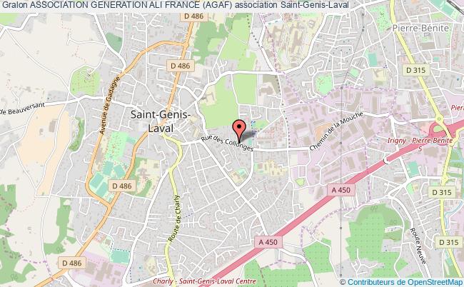 plan association Association Generation Ali France (agaf) Saint-Genis-Laval
