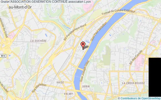 plan association Association GÉnÉration Continue Lyon