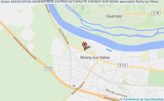 plan association Association Generatrice D'interculturalite A Rosny Sur Seine Rosny-sur-Seine