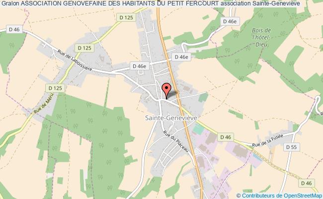 plan association Association Genovefaine Des Habitants Du Petit Fercourt Sainte-Geneviève