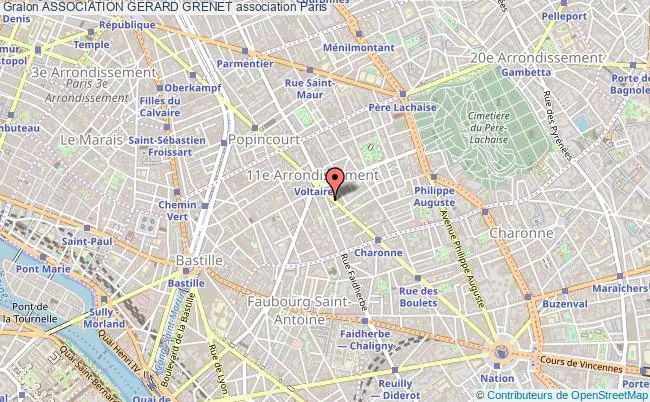 plan association Association Gerard Grenet Paris