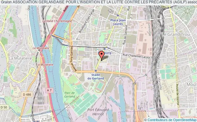 plan association Association Gerlandaise Pour L'insertion Et La Lutte Contre Les PrÉcaritÉs (agilp) Lyon