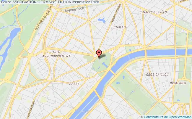 plan association Association Germaine Tillion Paris