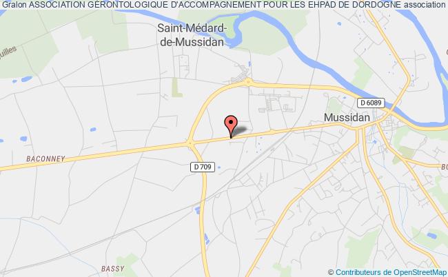 plan association Association GÉrontologique D'accompagnement Pour Les Ehpad De Dordogne Saint-Médard-de-Mussidan