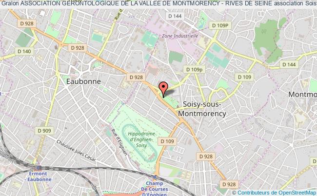 plan association Association Gerontologique De La Vallee De Montmorency - Rives De Seine Soisy-sous-Montmorency
