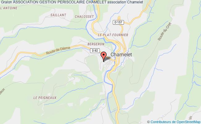plan association Association Gestion Periscolaire Chamelet Chamelet