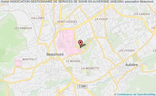 plan association Association Gestionnaire De Services De Soins En Auvergne (agessa) Beaumont