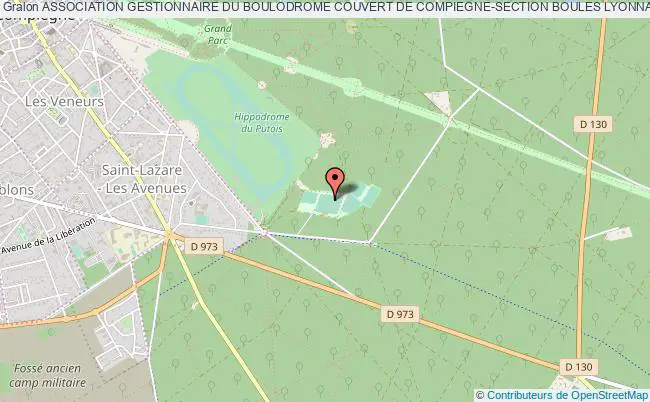 plan association Association Gestionnaire Du Boulodrome Couvert De Compiegne-section Boules Lyonnaises (a.g.b.c.c.) Compiègne