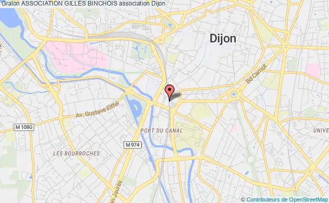 plan association Association Gilles Binchois Dijon cedex