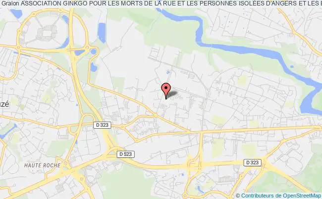 plan association Association Ginkgo Pour Les Morts De La Rue Et Les Personnes IsolÉes D'angers Et Les Environs Angers