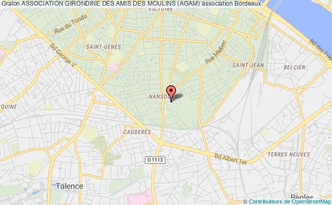 plan association Association Girondine Des Amis Des Moulins (agam) Bordeaux