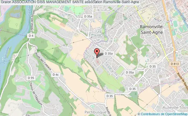 plan association Association Giss Management Sante Ramonville-Saint-Agne