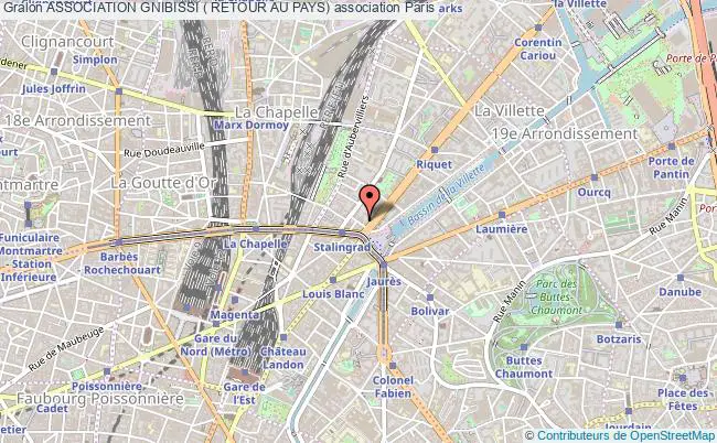 plan association Association Gnibissi ( Retour Au Pays) Paris