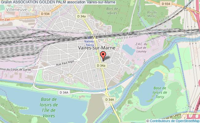 plan association Association Golden Palm Vaires-sur-Marne