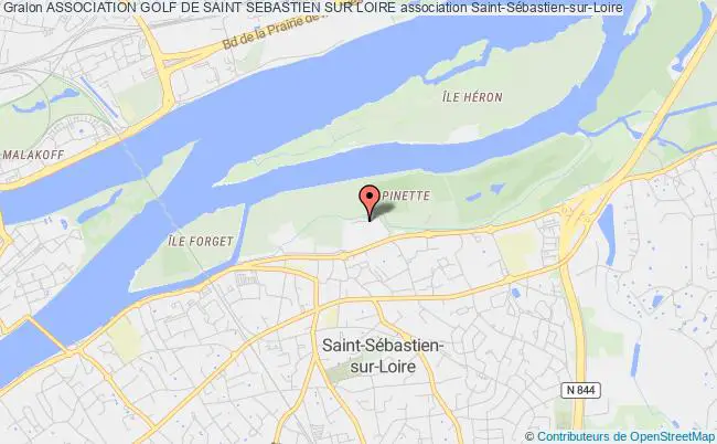 plan association Association Golf De Saint Sebastien Sur Loire Saint-Sébastien-sur-Loire
