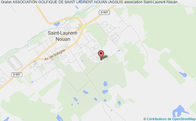 plan association Association Golfique De Saint Laurent Nouan (agsln) Saint-Laurent-Nouan
