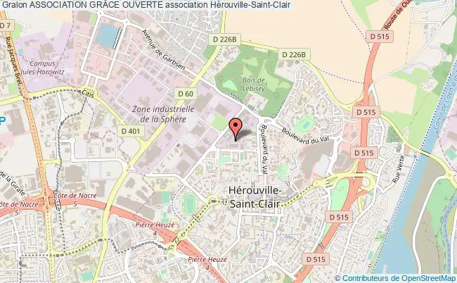 plan association Association GrÂce Ouverte Hérouville-Saint-Clair