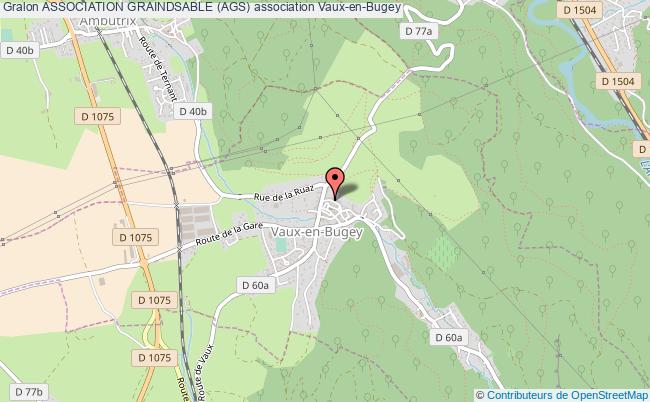 plan association Association Graindsable (ags) Vaux-en-Bugey