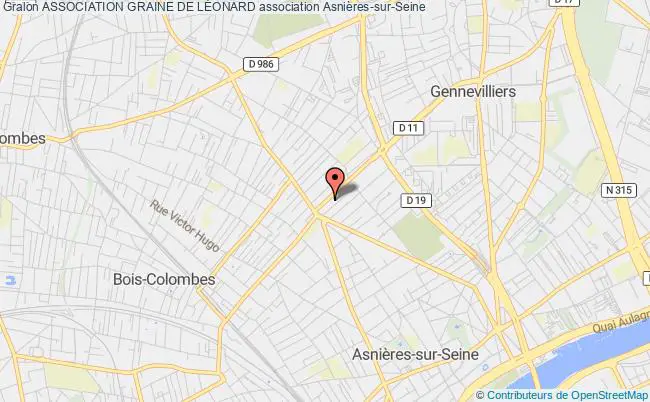 plan association Association Graine De LÉonard Asnières-sur-Seine