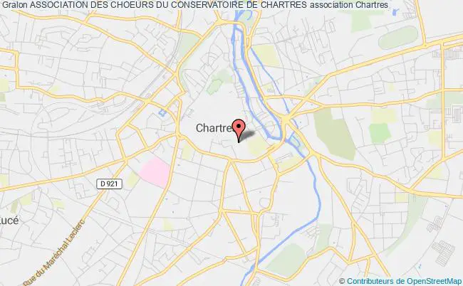 plan association Association Grand Choeur Du Conservatoire De Chartres Chartres