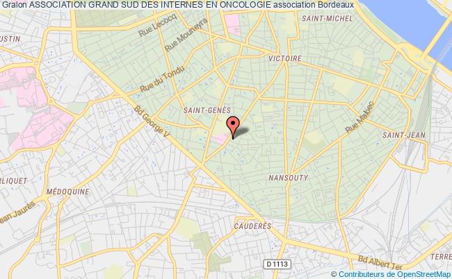 plan association Association Grand Sud Des Internes En Oncologie Bordeaux