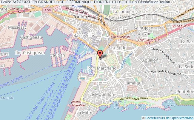 plan association Association Grande Loge Oecumenique D'orient Et D'occident Toulon