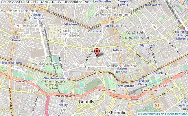 plan association Association Grangeneuve Paris 16e