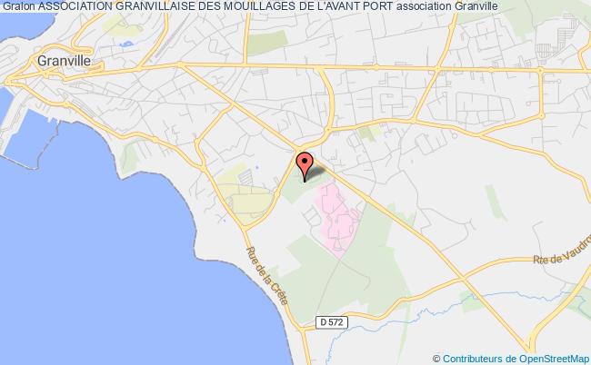 plan association Association Granvillaise Des Mouillages De L'avant Port Granville