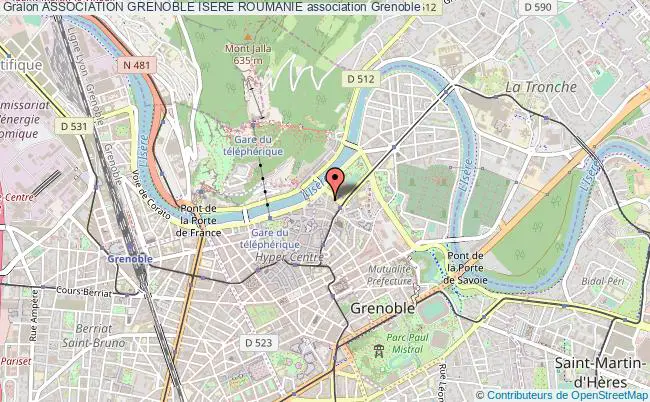 plan association Association Grenoble Isere Roumanie Grenoble