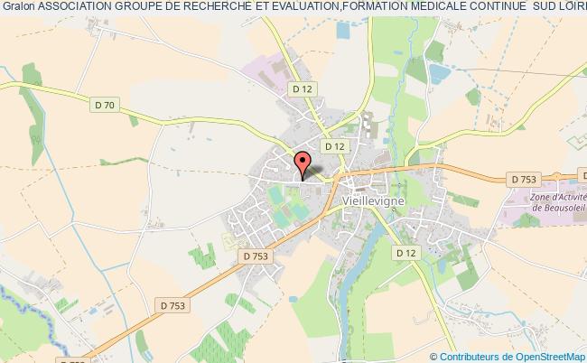 plan association Association Groupe De Recherche Et Evaluation,formation Medicale Continue  Sud Loire-atlantique-vendee Vieillevigne