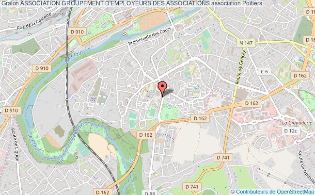 plan association Association Groupement D'employeurs Des Associations Poitiers