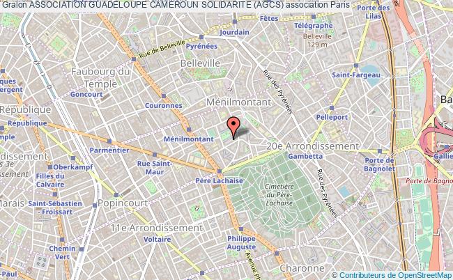 plan association Association Guadeloupe Cameroun Solidarite (agcs) Paris