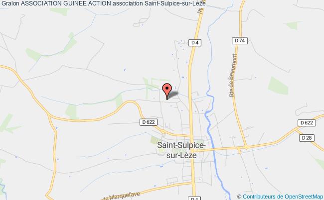 plan association Association Guinee Action Saint-Sulpice-sur-Lèze